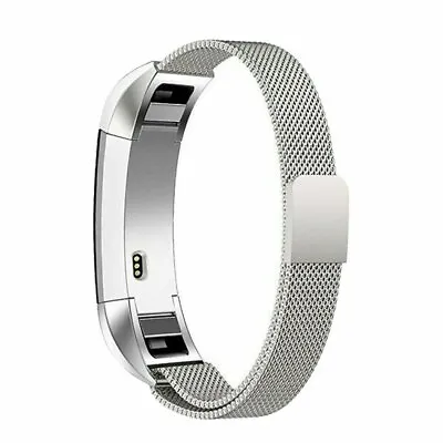 $10.22 • Buy LARGE For Fitbit Charge2 Band Metal Stainless Steel Milanese Loop WristbandStrap