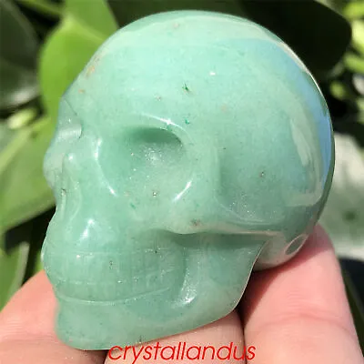$16.24 • Buy Top! Wholesale Natural Skull Quartz Crystal Skull Carved Reiki Healing 2'' A++