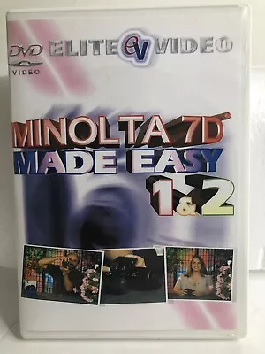 Minolta 7d Made Easy 2 X Dvd Discs Instructional Videos Like New. • $26.99