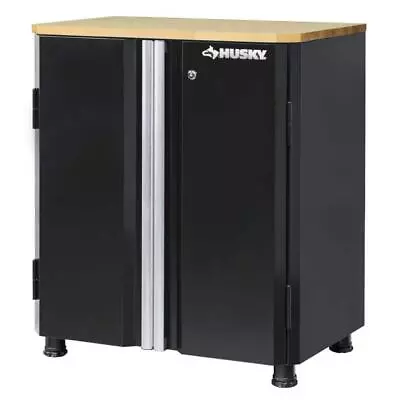 Husky Garage Base Cabinet 24-Gauge Steel 22-Door Black (28  W X 32  H X 18  D) • $299.77