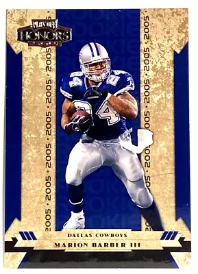 2005 Playoff Honors MARION BARBER Rookie Rc /699 Card #118 Cowboys • $2