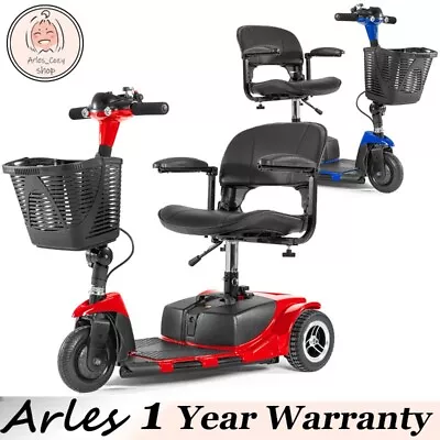 Lightweight 3-Wheel Mobility Scooters 12 Miles 180W 24V 12AH 300lbs Capacity • $699