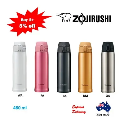 Zojirushi SM-TA48 One Touch Open Vacuum Insulated Bottle (480ml) • $57.95