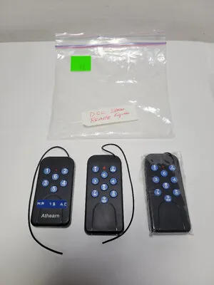 3 Untested Remote Controllers One Looks Factory Sealed • $39.99