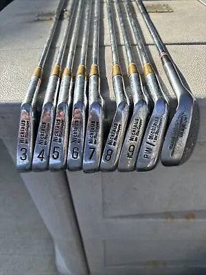 Vintage MacGregor Nicklaus Gold Crown Iron Set 3-SW Steel • $39.99