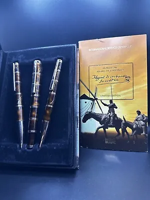 Montblanc Writer’s Edition Set Miguel De Cervantes 3 Piece Set • $2802.50