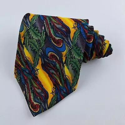 J. Garcia Tie Mens Necktie 100%-Silk Collection 5 Plant Person 60 X3-3/4  *READ • $12.96