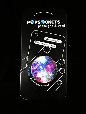 $16.97 • Buy AUTHENTIC PopSockets Phone Grip BLUE NEBULA PopSocket Universal Phone Holder
