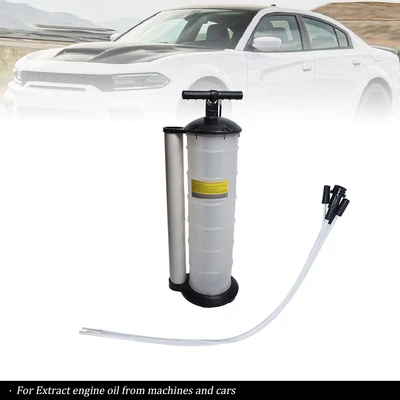 $43.45 • Buy 7L Manual Vacuum Oil Extractor Pump Oil Fluid Changer Fluid Extraction W/Hose