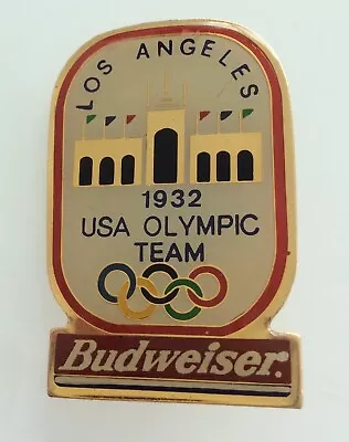 Atlanta Olympic Games: Budweiser US Team Games History Pin - Los Angeles 1932 • $3.79