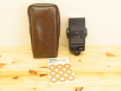 Vintage VIVITAR Electronic Flash Model 283 & Manual And Brown Case • $20