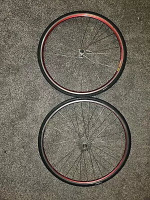 Shimano Dura Ace 700c × 25c Wheel Set Mavic Rims • $250