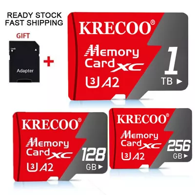 Micro SD Memory Card 256GB 1TB C10 Flash 4K TF Card Phone Camera Wholesale Lot • $8.63