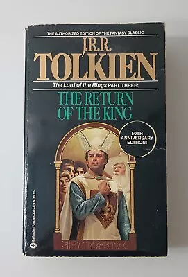 Vintage Lord Of The Rings Book Part Three Return Of The King 50th Anniversa 1989 • £7.91