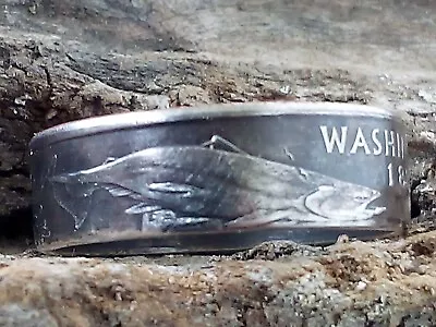 Fisherman's Ring! Washington State Quarter Coin Ring Jewelry! Sz 9.5 Free Ship!! • $9.99