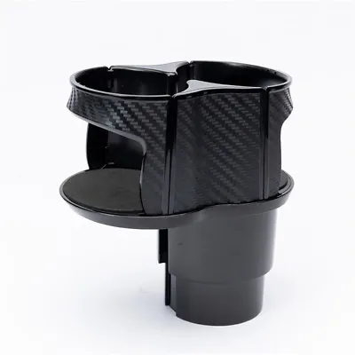 $17.90 • Buy Carbon Fiber Center Console Drink Cup Holder Box For Car Interior Accessories