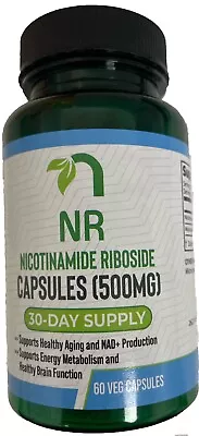 NR - Nicotinamide Riboside (60 Veg Capsules) NAD+ Booster: Free Shipping • $19.75