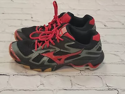 Mizuno Womens Wave Bolt 5 Volleyball Shoes Size 9 Black Red  • $29.99