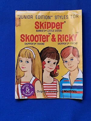 Vintage Barbie Junior Edition Styles For Skipper Skooter & Ricky Booklet • $14.95