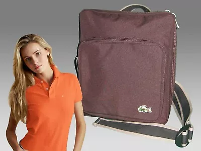 New Vintage LACOSTE L71 BACKPACK Knapsack Rucksack Bag Casual 12 Plum • £59.99