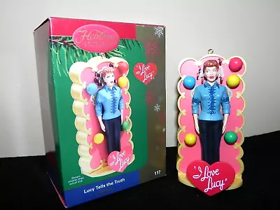 I Love Lucy  Lucy Tells The Truth  Heirloom Motion Christmas Ornament Episode 72 • $15