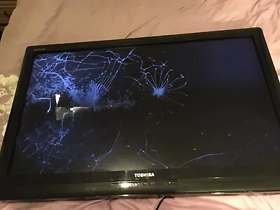 £50 • Buy Toshiba Regza TV Black Good Condition Only Needs New Screen