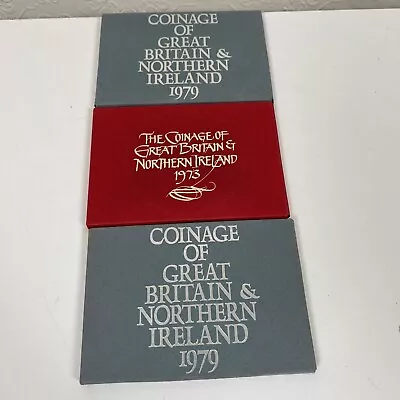 3x Mint Coinage Sets Of Great Britain And Northern Ireland • £5