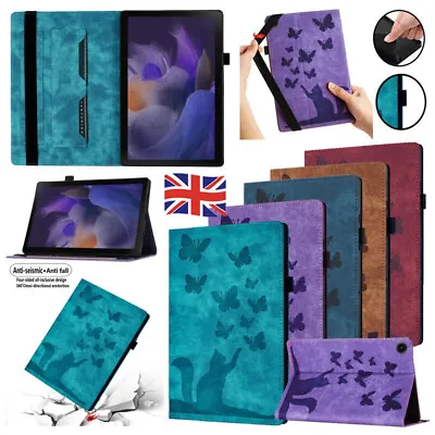 Flip Leather Case Stand Cover For Samsung Galaxy Tab A7 A8 S2 S6 S8 S9 Tablet • £14.39