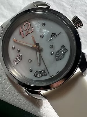 NBONAL Newborn Classic Design Ladies Watch Mother Of Pearl Face Fish Design3 • $22