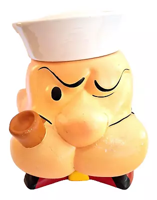 Vintage Popeye Cookie Jar Vandor 1980 Hard To Find • $40