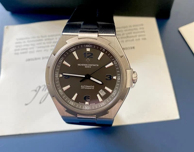 $14950 • Buy Vacheron Constantin Overseas 47040  42mm Grey DialTitanium And Steel Mens Watch