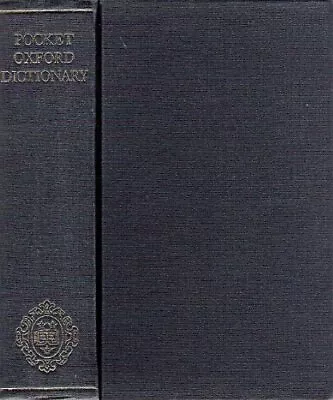 £4.87 • Buy Pocket Oxford Dictionary Of Current English Hardback Book The Cheap Fast Free