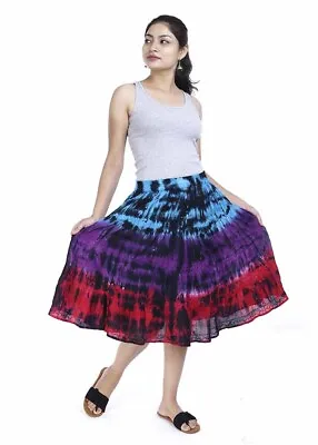 Skirt Multi TQ Purp/Red LXL3/4 • £25.50