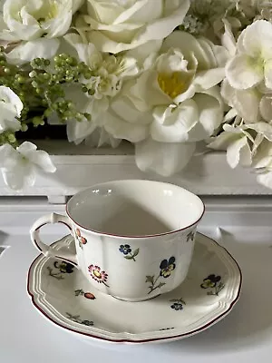 VINTAGE Villeroy & Boch Petite Fleur Cup And Saucer Luxembourg • $20