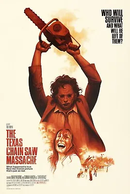 NEW The Texas Chainsaw Massacre Movie 80s Horror Film Poster Print Canvas • $66.56