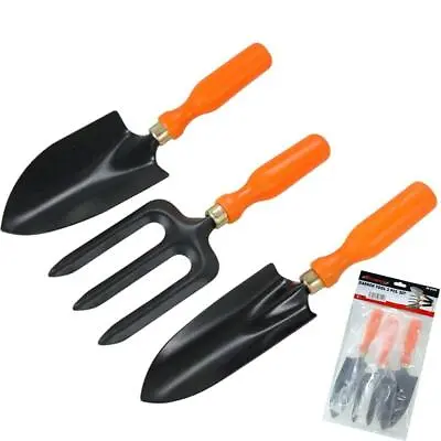 Neilsen 3pc Garden Hand Tool Gardening Kit Trowel Rake Hoe Shovel Set  • £9.19