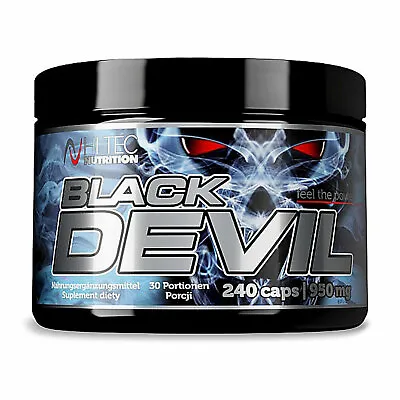 BLACK DEVIL 240 Capsules Testosterone Booster Muscle Growth Anabolic TESTO • $50.50