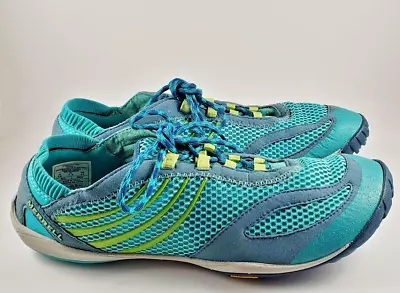 Women's Merrell Pace Glove Caribbean Sea Barefoot Running Shoes US 10 - #J89536 • $26.95