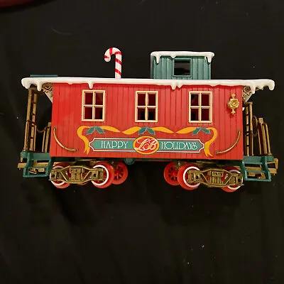 Train Car By New Bright Caboose Red  Northern Woodland Express Line G Scale 1986 • $12.99