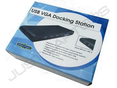 £14.90 • Buy New Hypertec USB 2.0 Docking Station Port Replicator W/ VGA For Asus IBM Laptop