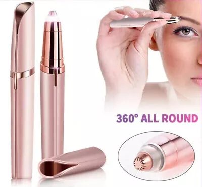 Women USB Electric Eyebrow Trimmer Razor Hair Remover Facial Face Brows Epilator • $5.99