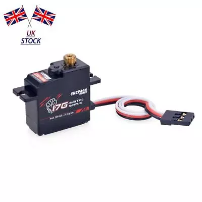 £11.94 • Buy New S0017M Micro Mini Servo Metal Gear 1.8KG Digital Servo For RC Plane Boat Car