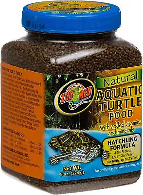 Zoo Med Natural Aquatic Turtle Food Hatchling Formula 8-Ounce • $7.79