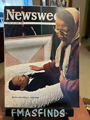 J2 1968 MARTIN LUTHER KING MLK JR FUNERAL April 15 NEWS STAND NEWSWEEK Magazine  • $49.88