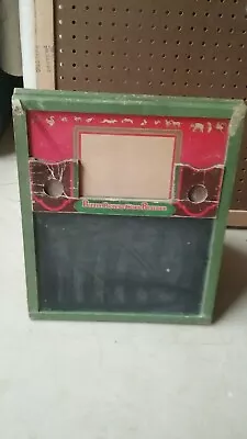  RARE  ANTIQUE CRESS TOY CO. 4-Fold ABC-123 Tapletop Chalkboard  RARE  • $40