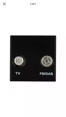 Arlec Duplex TV & FM DAB Module - Black • £3.70