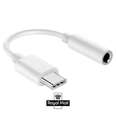 Type-c Usb C To Female AUX 3.5mm Headphone Jack Adapter Dongle Cable Plug & Play • £3.18