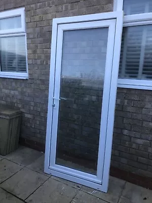 Upvc Door Front White Garage Shed Porch Kitchen New 880 2050 • £105