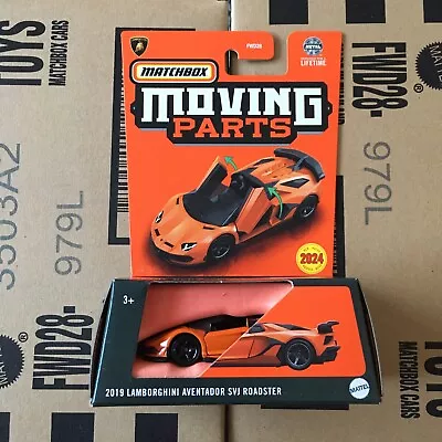 Matchbox Moving Parts 2024 - 2019 Lamborghini Aventador SVJ Roadster • £5.99