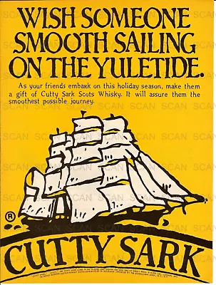 1978 Cutty Sark Vintage Magazine Ad Cutty Sark Scotch Whisky • $7.99